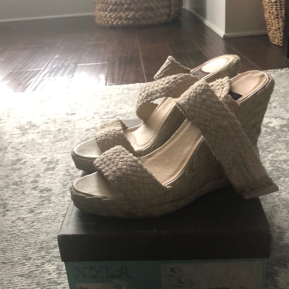 N.Y.L.A espadrilles worn once or twice